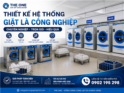 Thiết Kế Hệ Thống Giặt Là Công Nghiệp Chuyên Nghiệp Trọn Gói